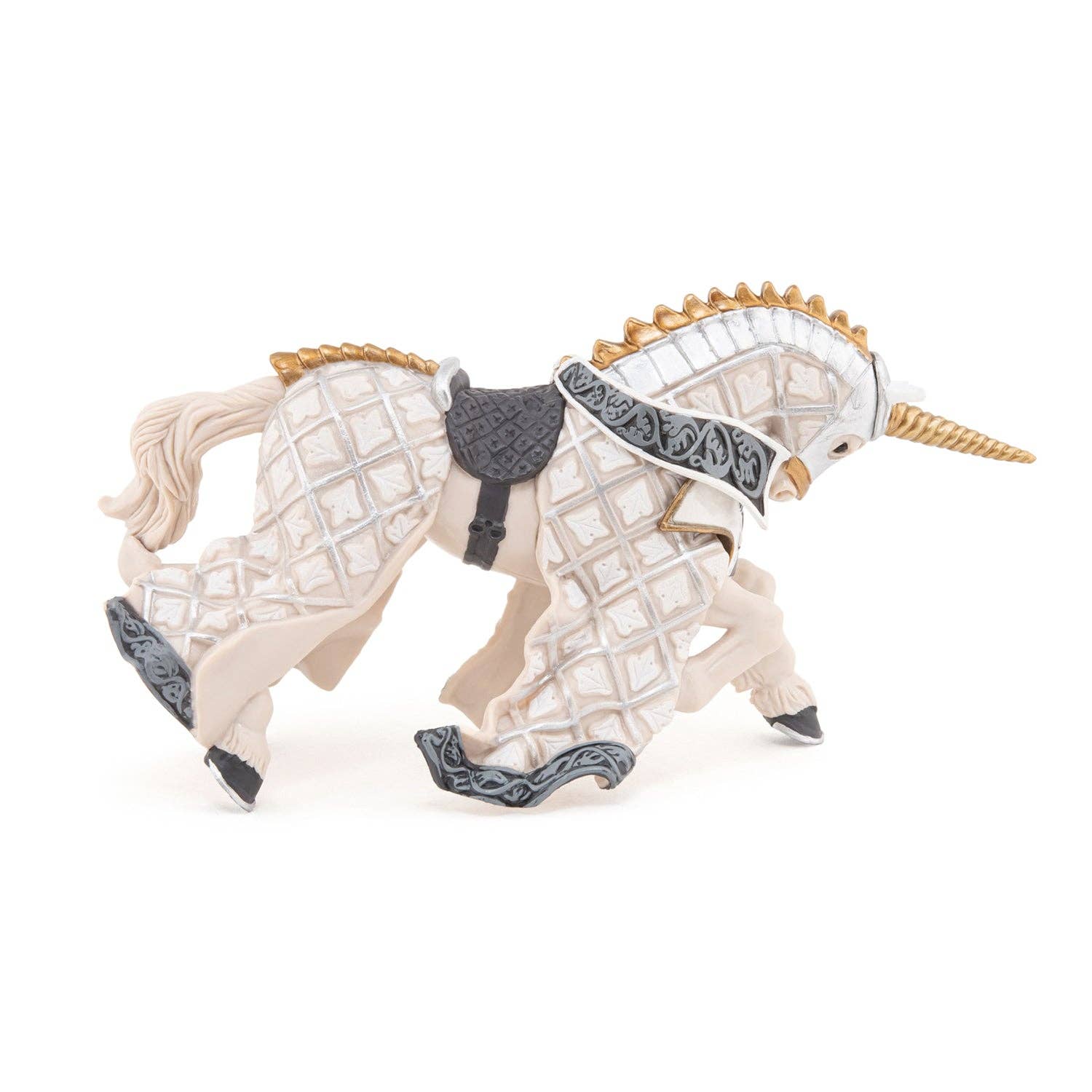 Villem Horse Figurine of the Master of Arms, Unicorn Crest Papo