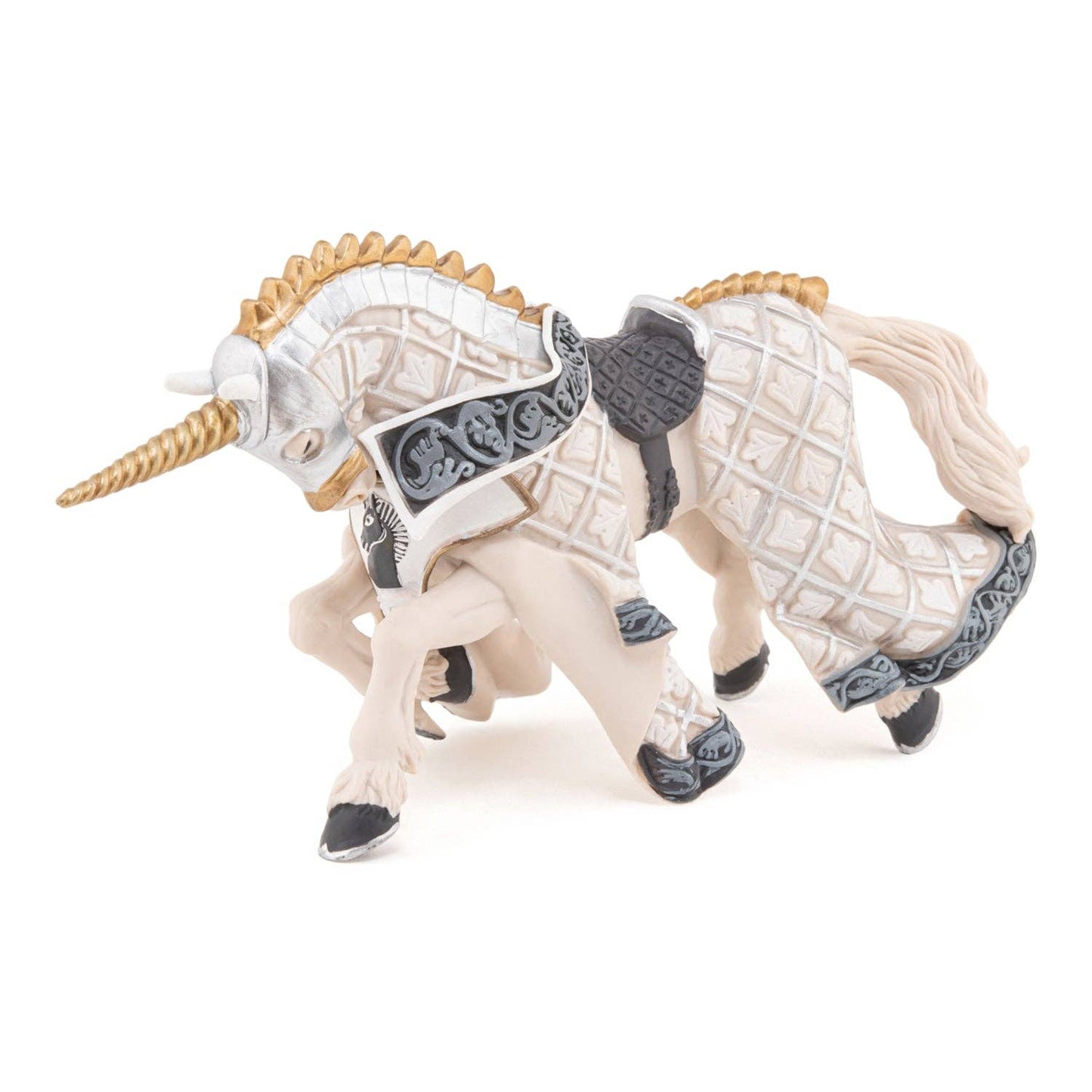Villem Horse Figurine of the Master of Arms, Unicorn Crest Papo