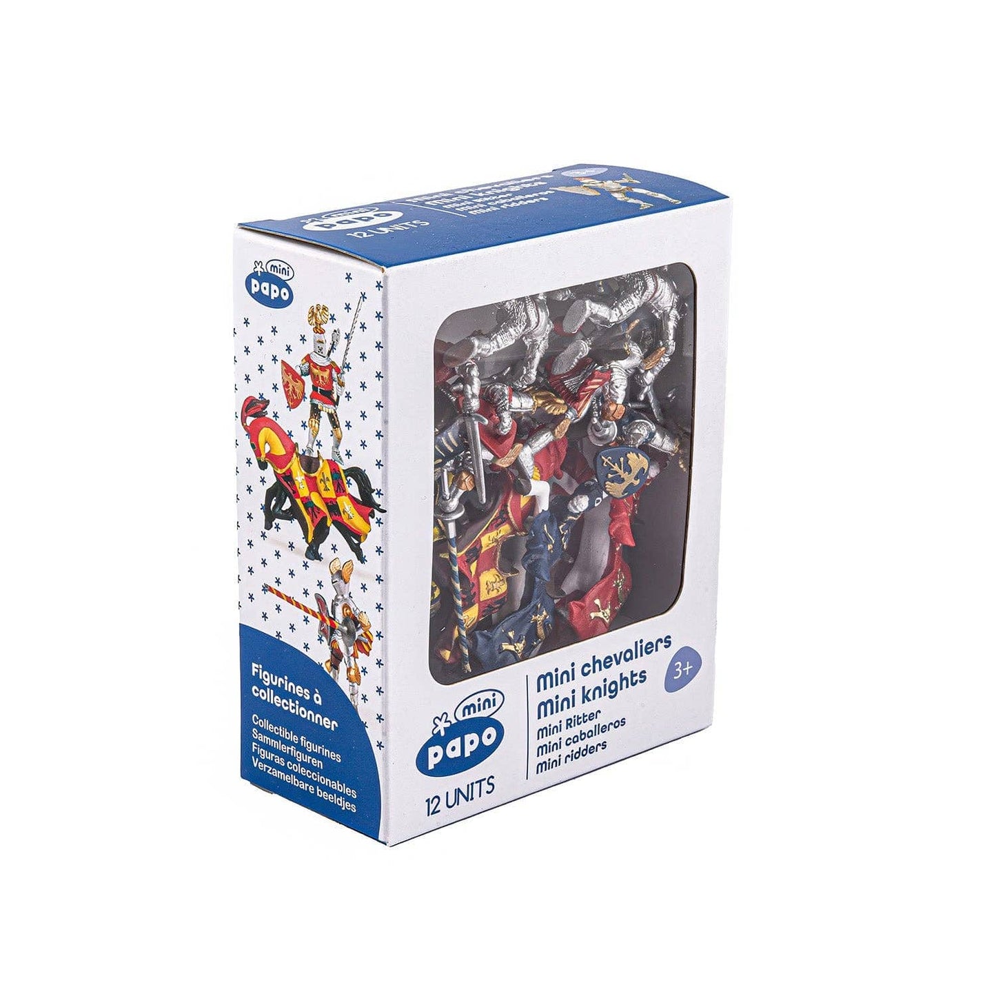 Villem Mini Knight Figurines, 12 Pieces Papo