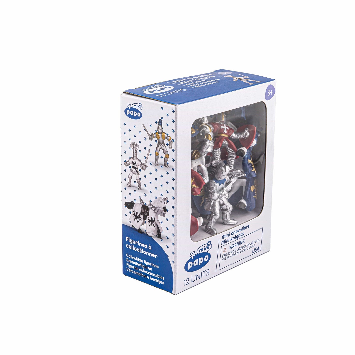 Villem Mini Plus Knights Figurines, 12 Pieces Papo
