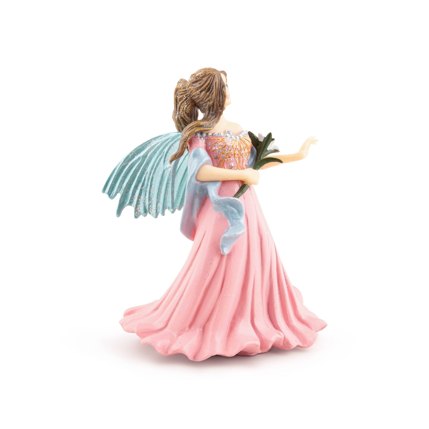 Villem Pink Elf Figurine with Lily Papo