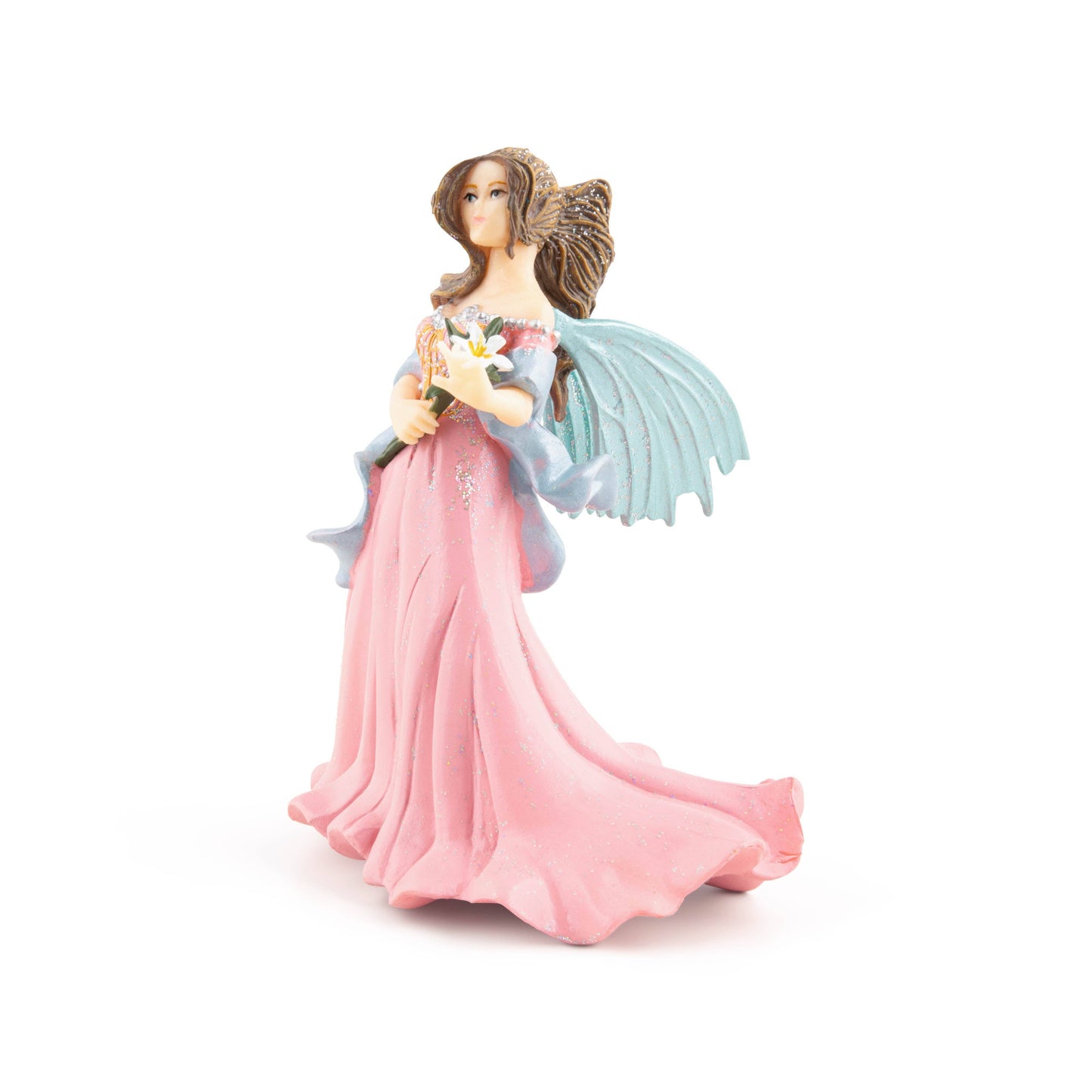 Villem Pink Elf Figurine with Lily Papo