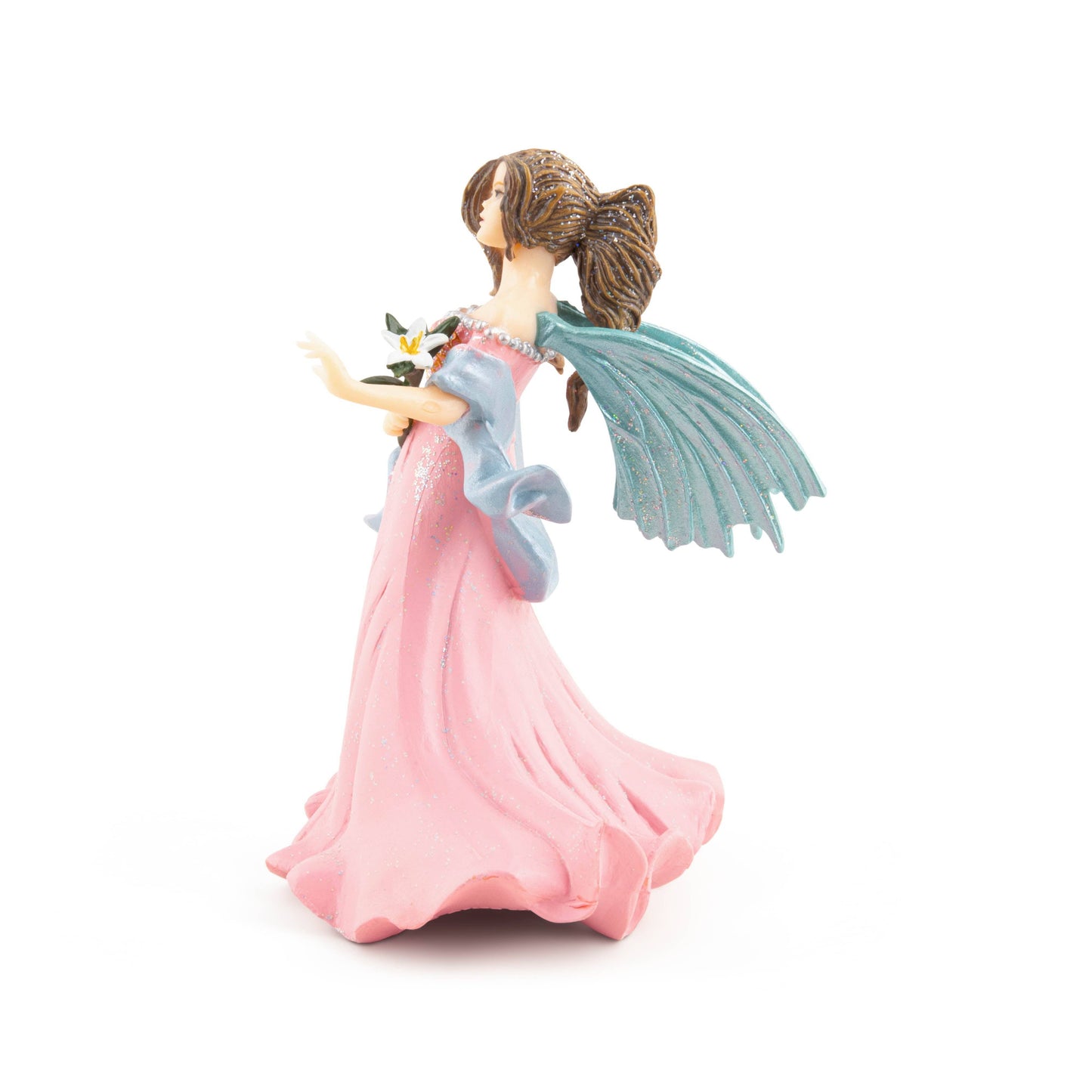 Villem Pink Elf Figurine with Lily Papo