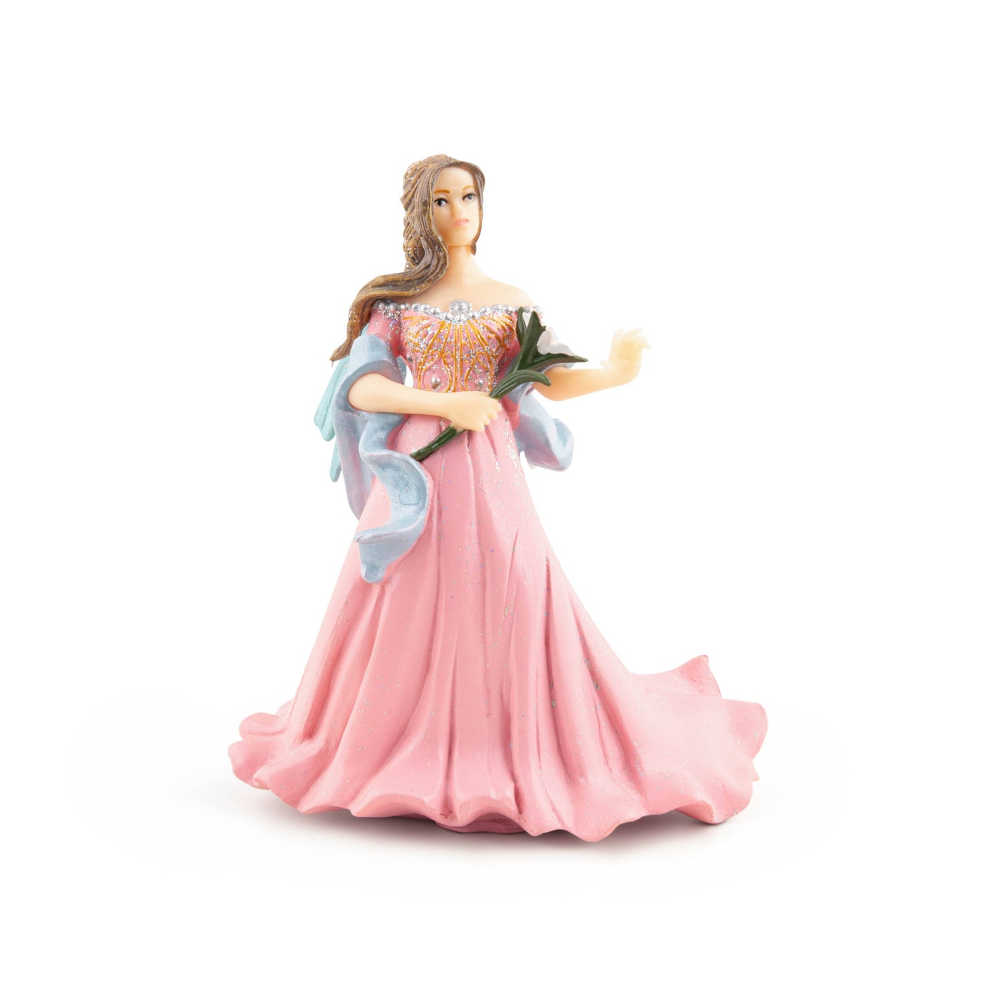 Villem Pink Elf Figurine with Lily Papo