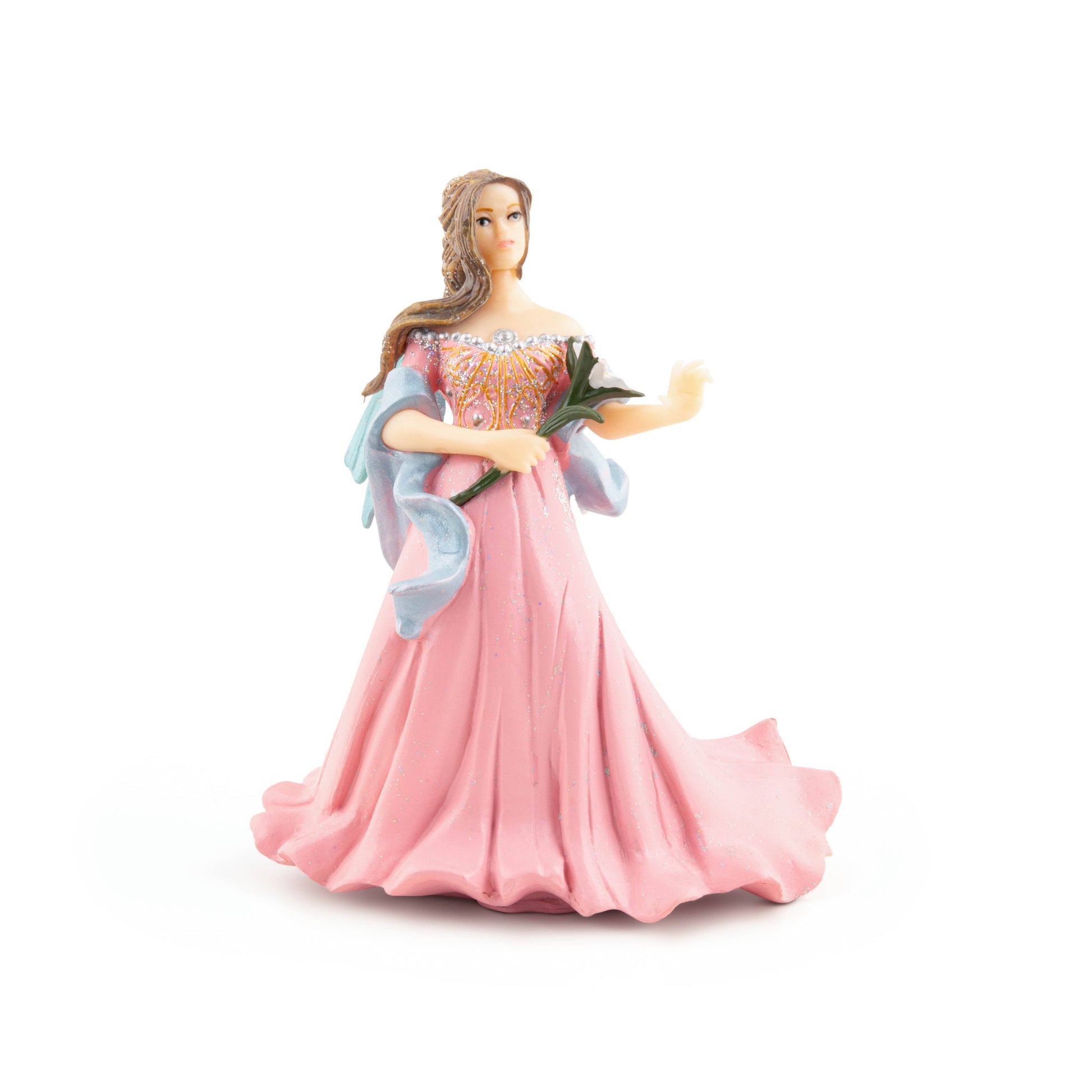 Villem Pink Elf Figurine with Lily Papo