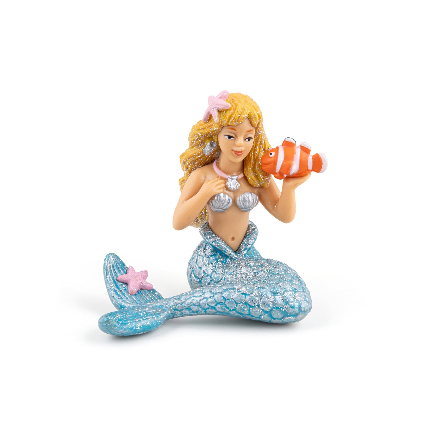 Villem Silver Mermaid Figurine Papo