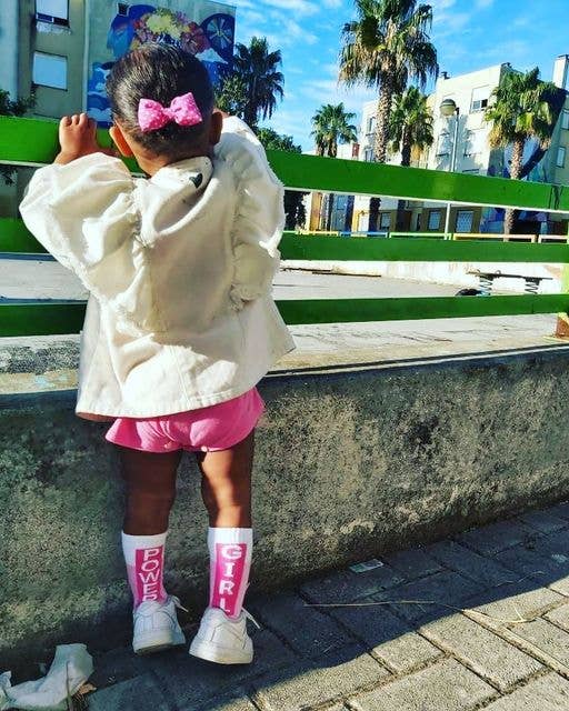 Villem Pehmed laste spordisokid GIRL POWER PINK 29/34 PEGADA SOCKS