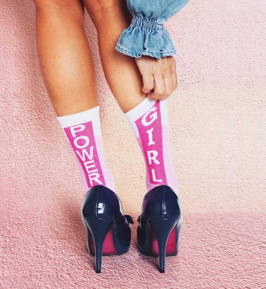 Villem Pehmed spordisokid PINK GIRL POWER PEGADA SOCKS