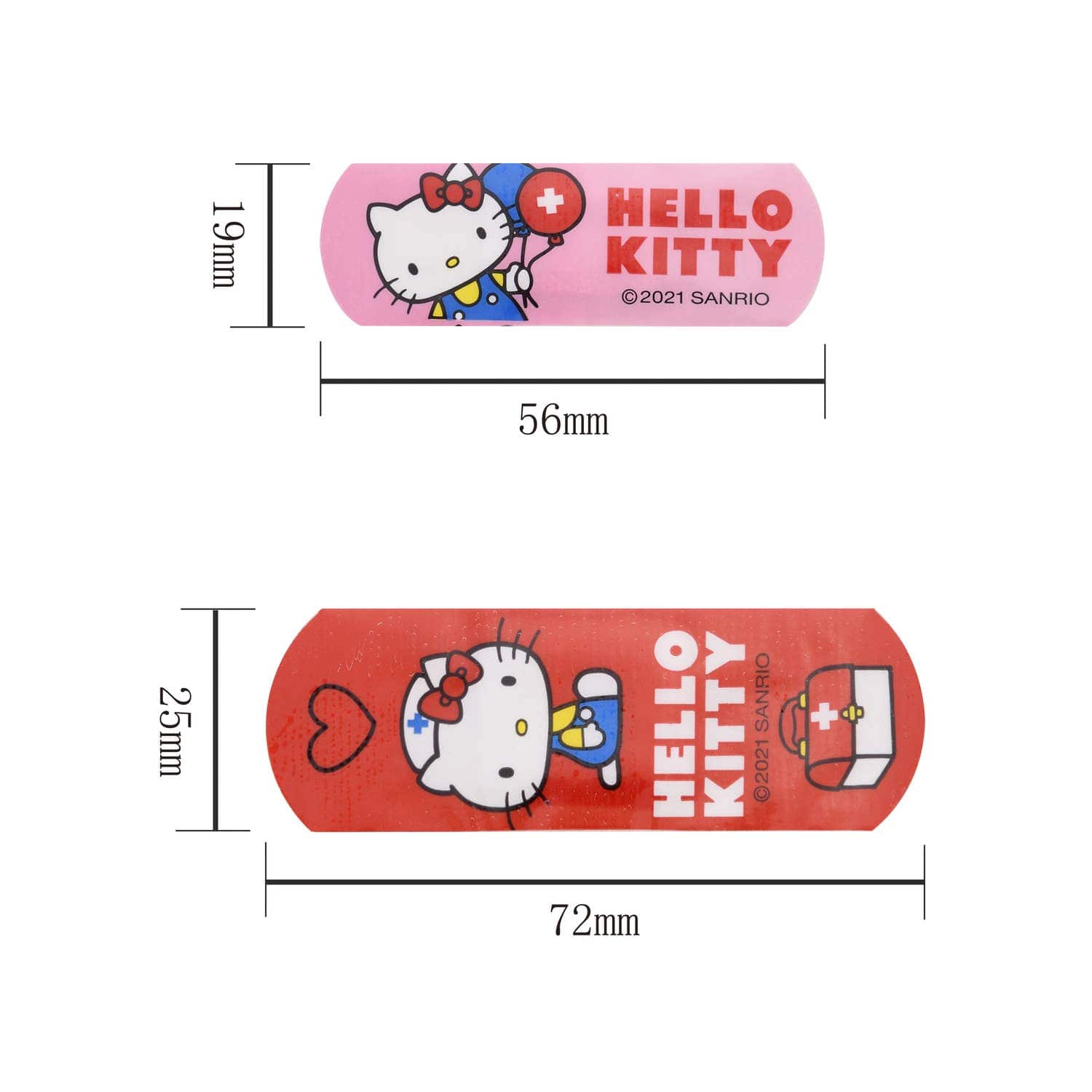 Villem Hello Kitty plaastrid- karbis 24 tk POLYFLAME