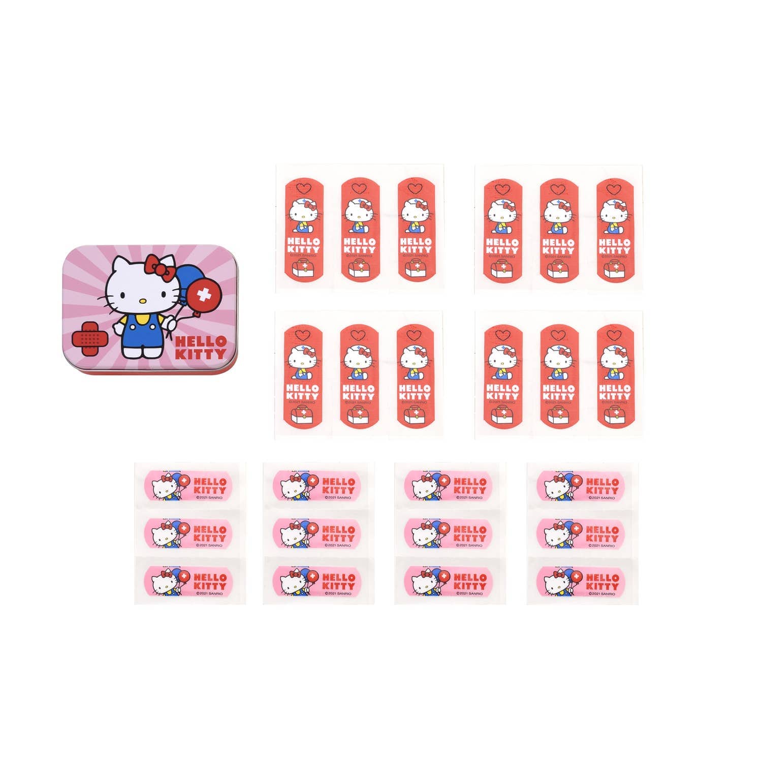Villem Hello Kitty plaastrid- karbis 24 tk POLYFLAME