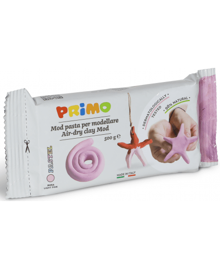 Villem PRIMO õhu käes kuivav pastelne roosa - 500g PRIMO