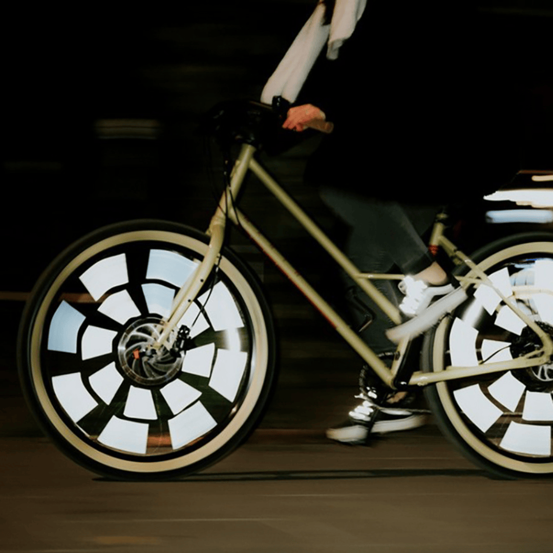 Villem 360° pikad retropeegeldavad kodarahelkurid 12 tk  Fluorescent RAINETTE