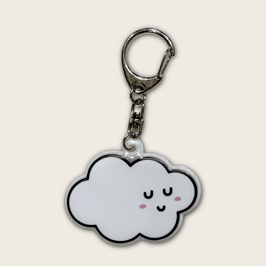 Villem Reflective keychain for bag: Nuage / Porte clé pour sac réfléchissant RAINETTE