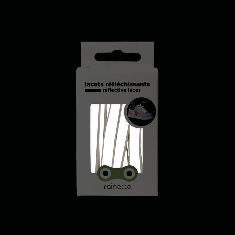 Villem Stay visible: Reflective laces: Orange-grey band RAINETTE