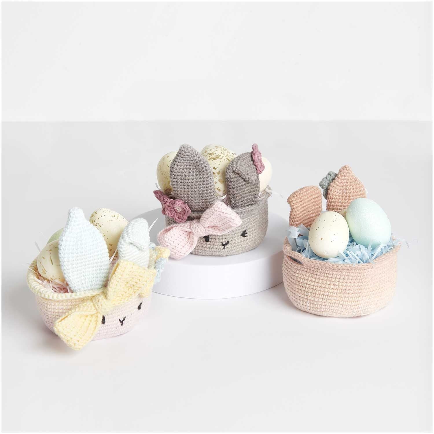 Villem Heegeldamise loovkomplekt Ricorumi Lihavõttekorv - Hall Rico Design