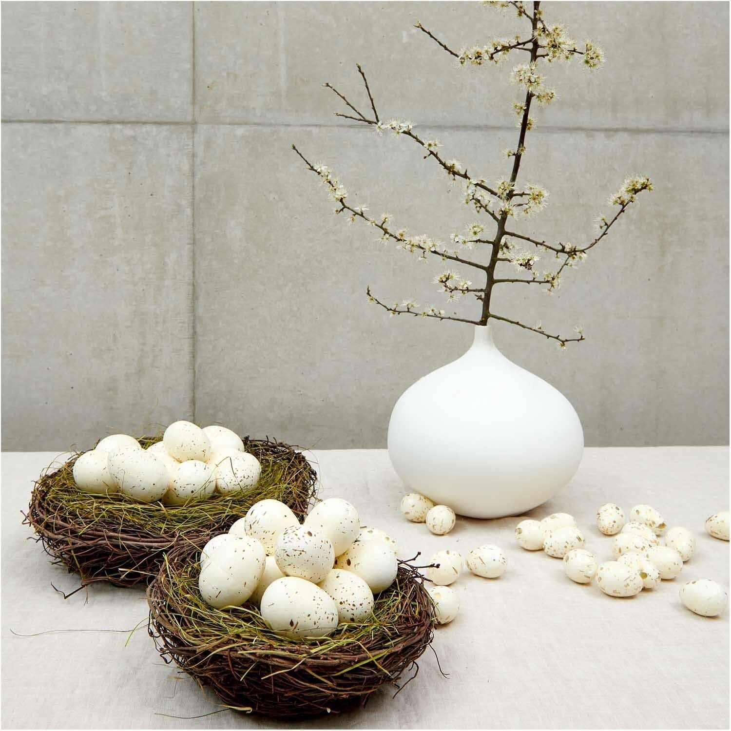 Villem Looduslik lihavõttepesa munarohuga – Ø 20 cm Rico Design