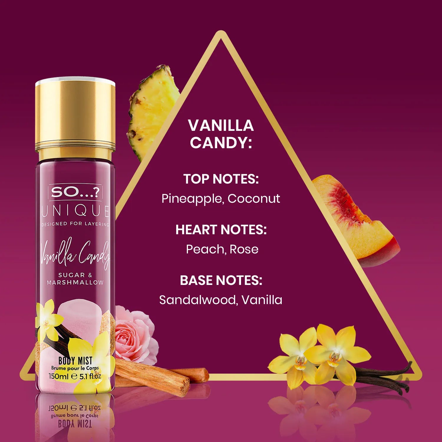 Villem SO…? Unique Vanilla Candy Body Mist 150 ml SO…?