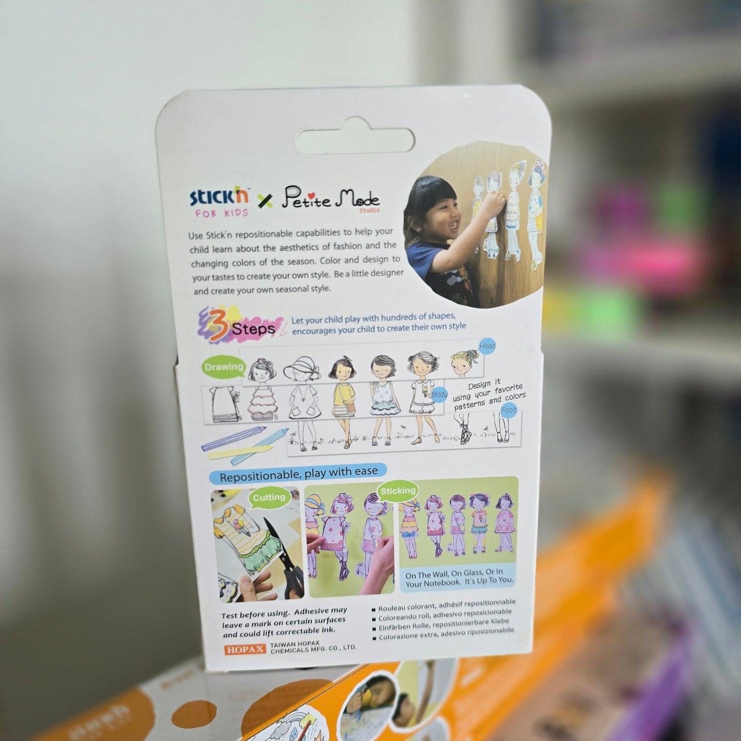 Villem Isekleepuvad värvimisrullid Disani riideid 3 tk - Suvi Stick'n