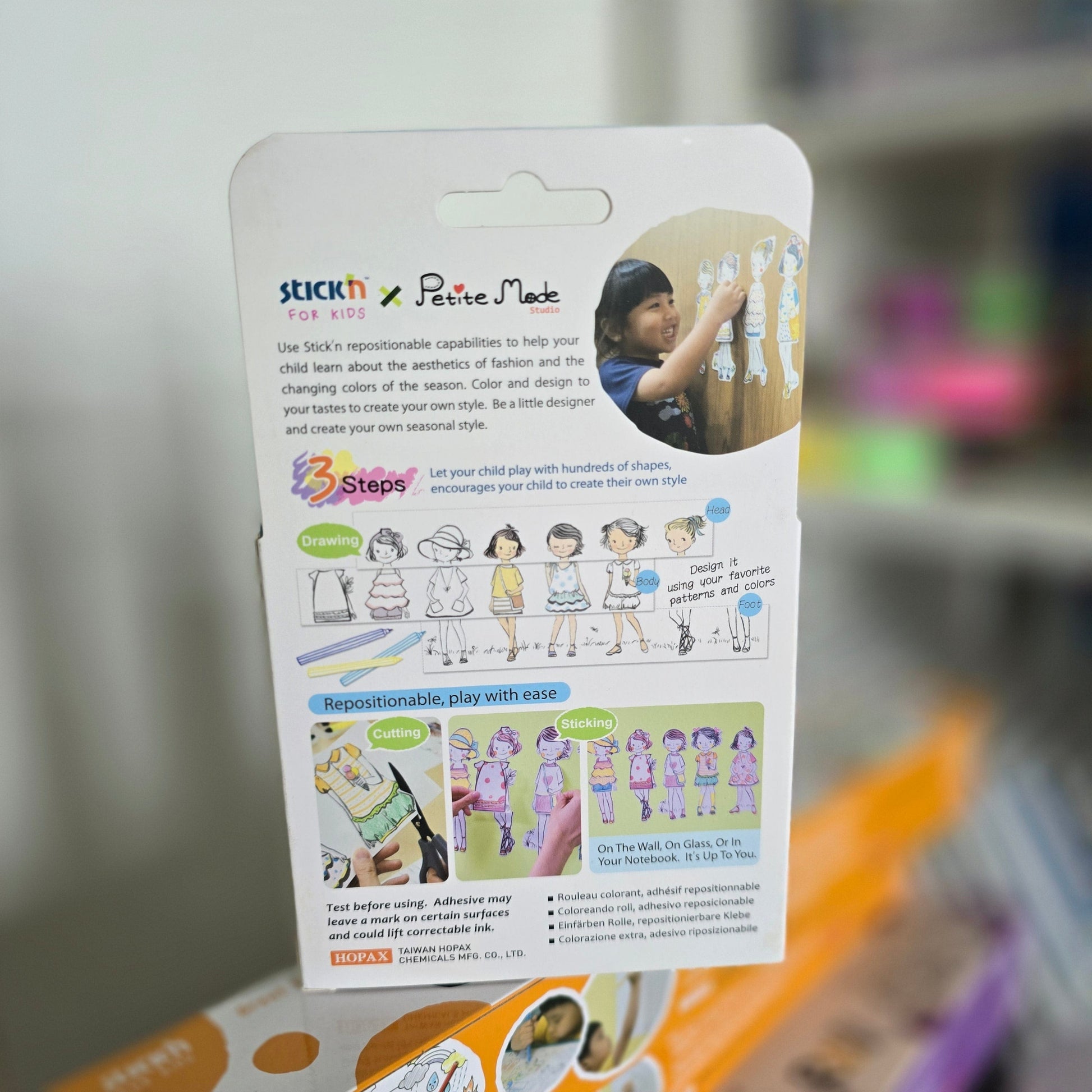 Villem Isekleepuvad värvimisrullid Disani riideid 3 tk - Suvi Stick'n