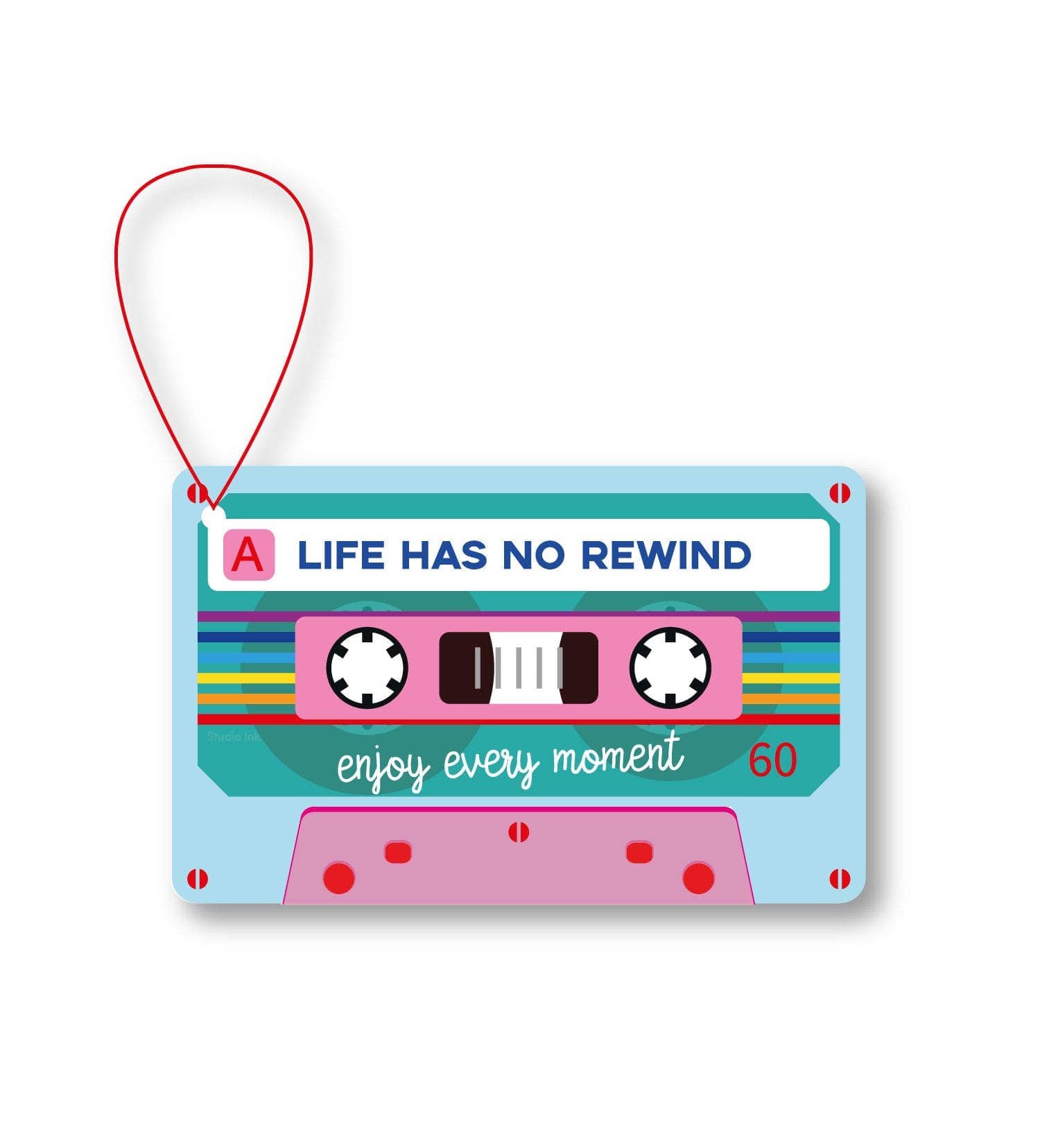 Villem Cassette Tape Air Freshener – Honey Peach Studio Inktvis
