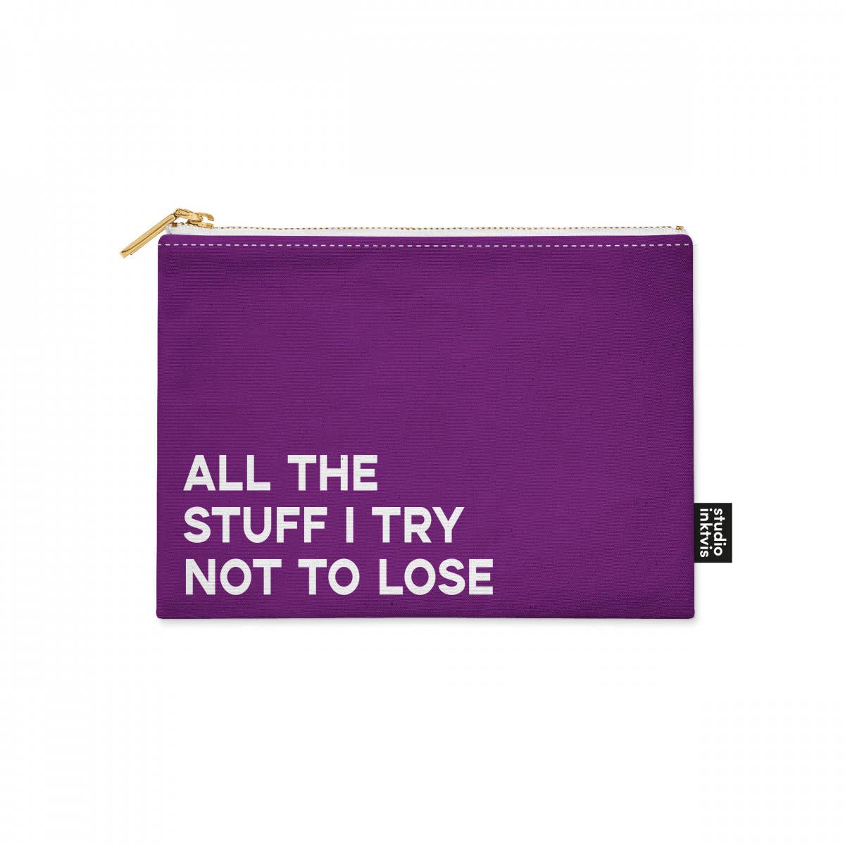 Villem Kosmeetikakott – “ALL THE STUFF I TRY NOT TO LOSE” (Lilla) Studio Inktvis