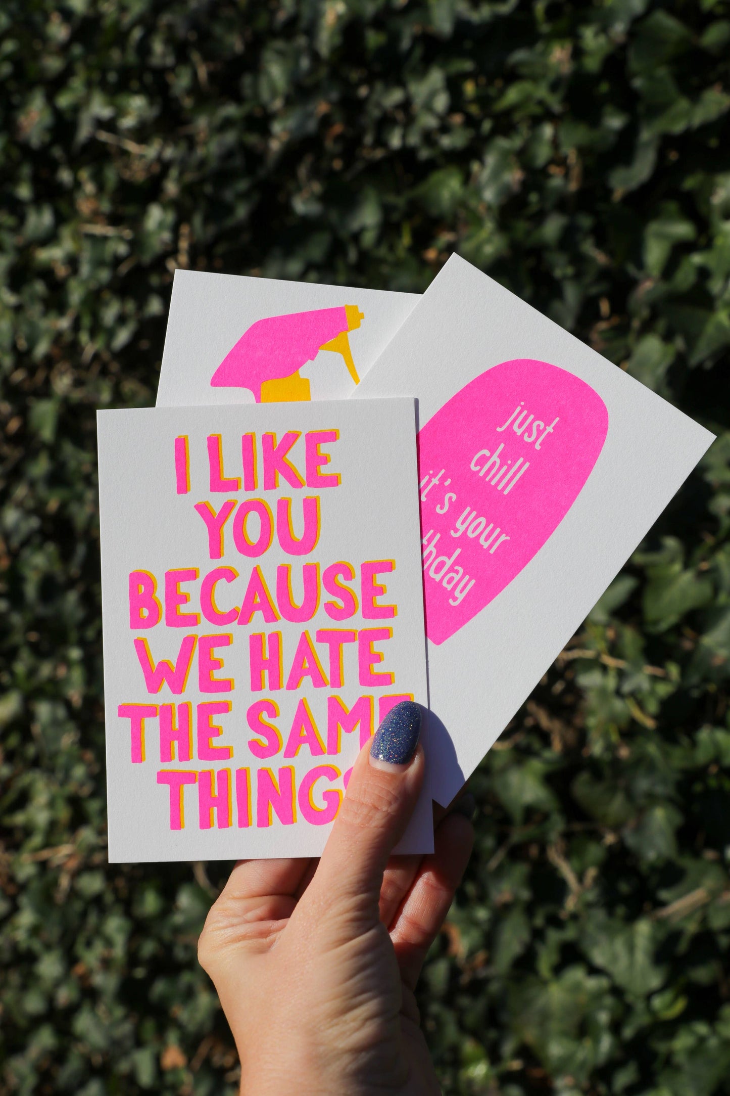 Villem Postkaart – “I Like You Because We Hate the Same Things” Studio Inktvis