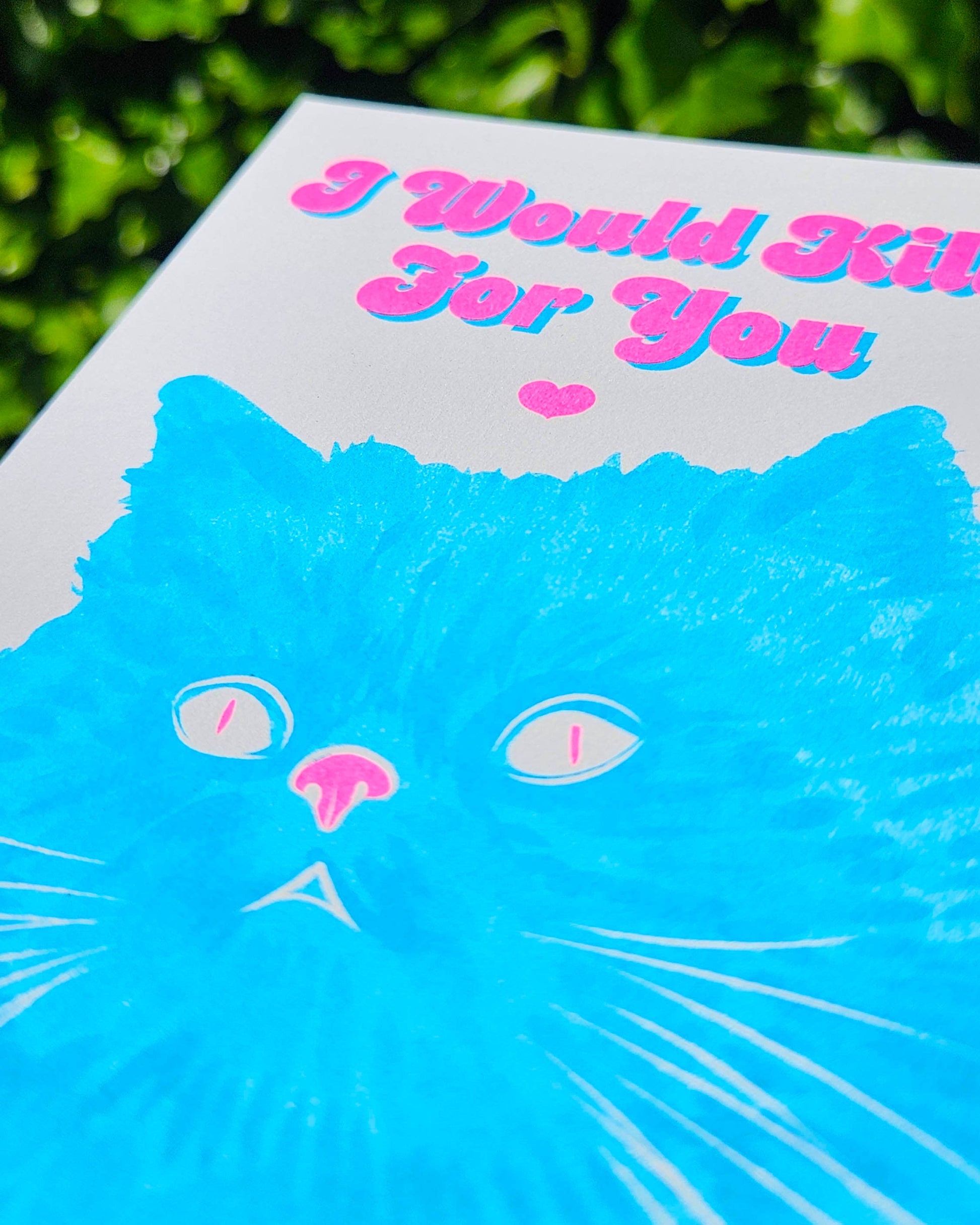 Villem RISO postkaart – “I Would Kill for You Studio Inktvis
