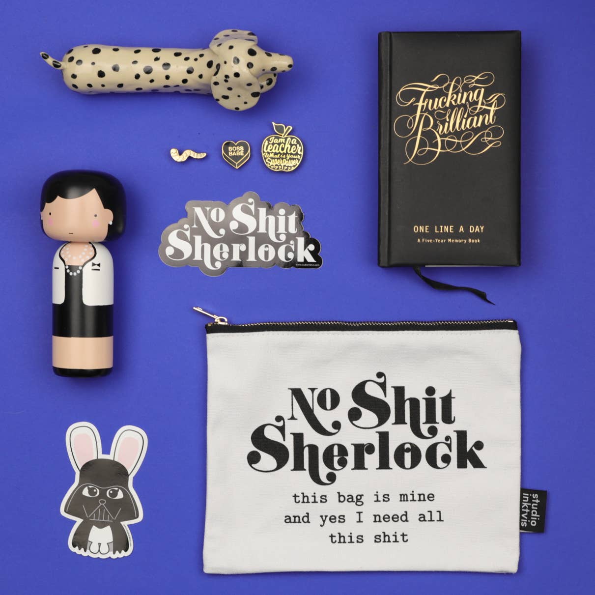 Villem Vinüülkleebis – “No Shit Sherlock” Studio Inktvis