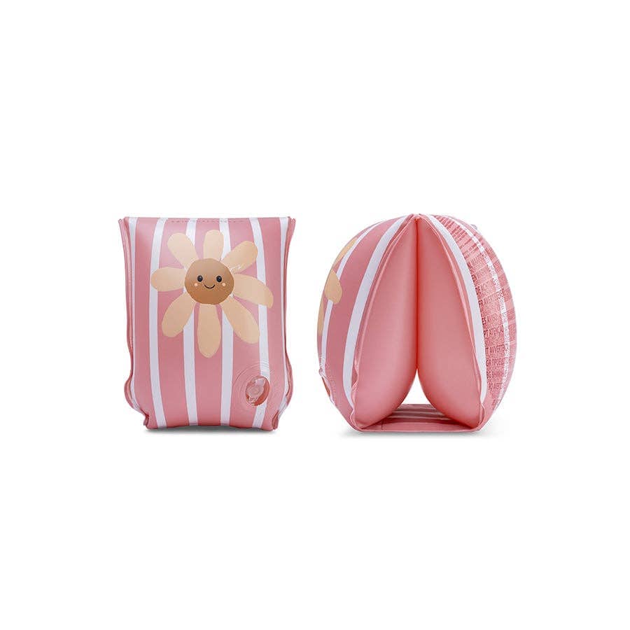 Villem Arm Bands - Pink - Daisy Flowers: 2/6 Years Swim Essentials
