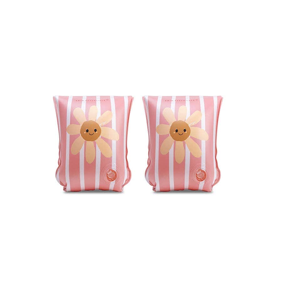 Villem Arm Bands - Pink - Daisy Flowers: 2/6 Years Swim Essentials