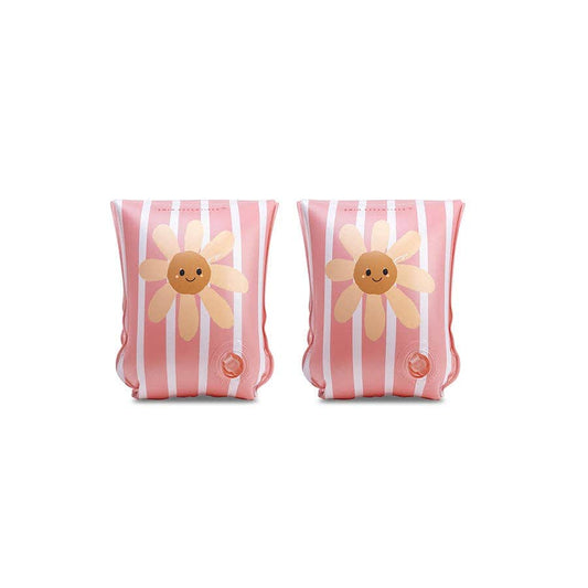 Villem Arm Bands - Pink - Daisy Flowers: 2/6 Years Swim Essentials