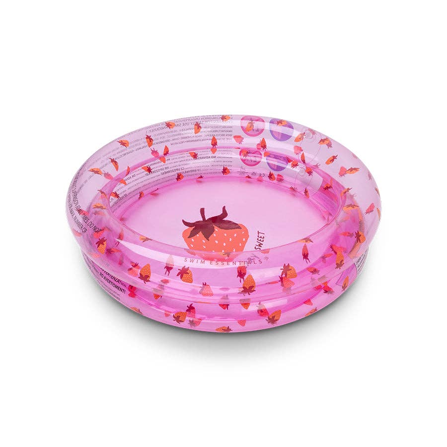 Villem Baby Pool - Pink - Strawberry Fields - Ø 60 cm Swim Essentials