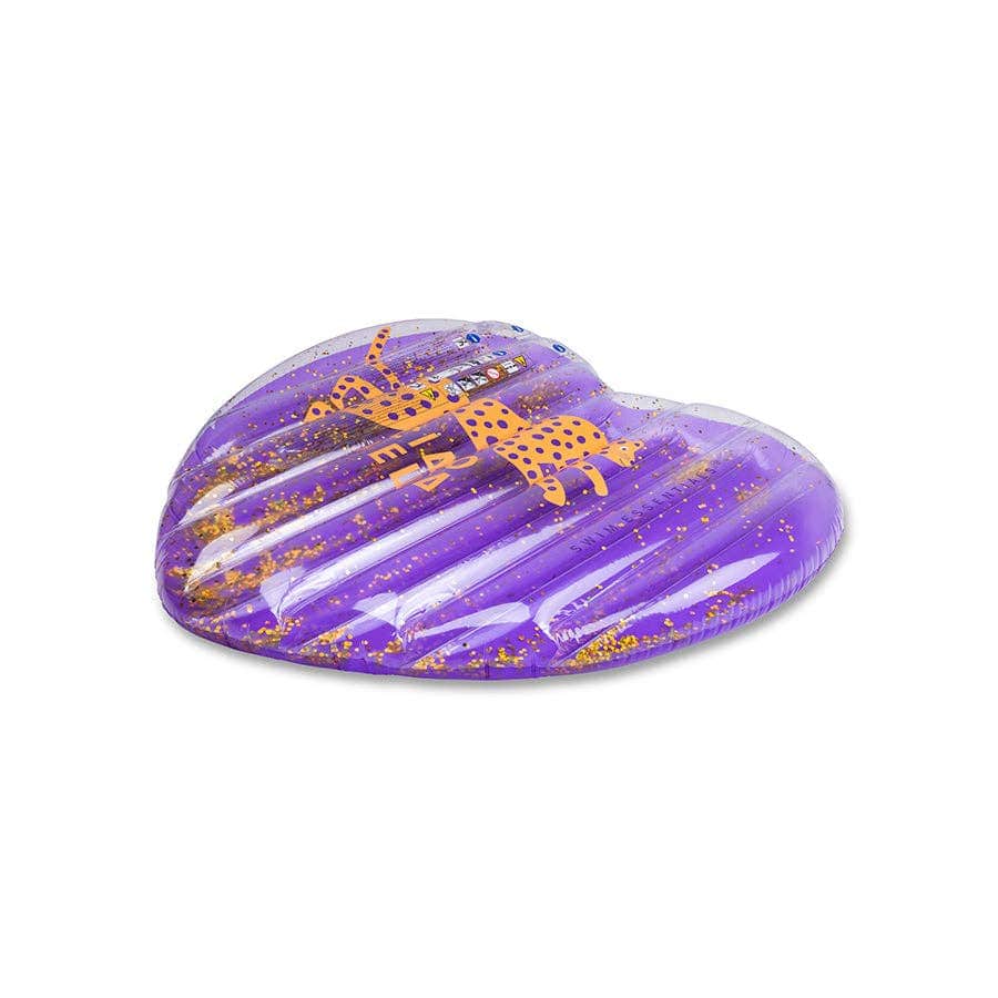 Villem Pool Float - Purple Heart - Leopard - 150 cm Swim Essentials