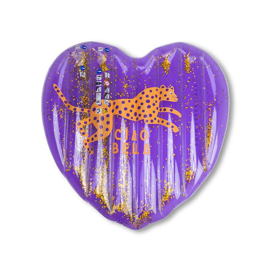 Villem Pool Float - Purple Heart - Leopard - 150 cm Swim Essentials