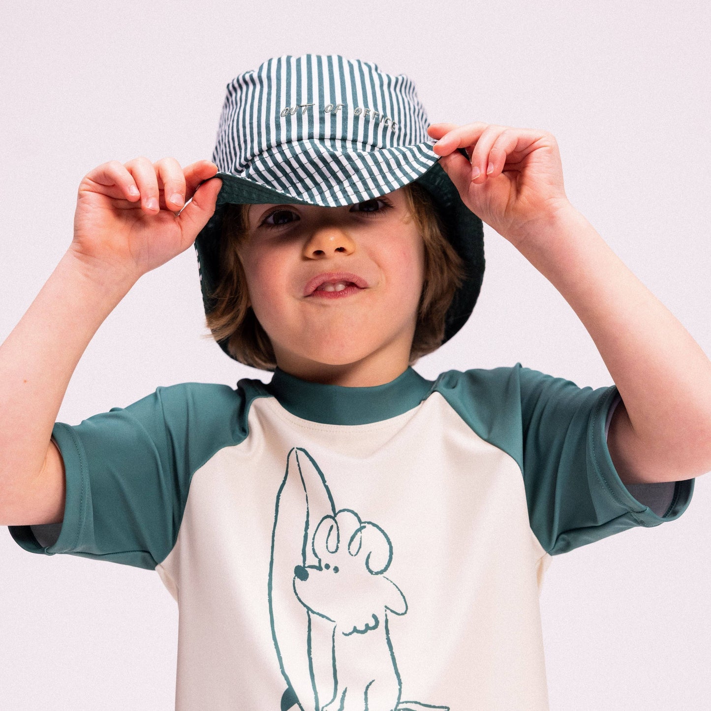 Villem Sun Hat Reversible - Green - Surf Dogs: 1/2 Years Swim Essentials