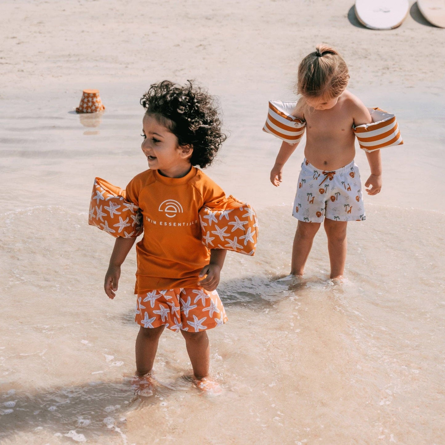 Villem Swim Essentials Seastar oranžid ujumiskätised 2-6a Swim Essentials