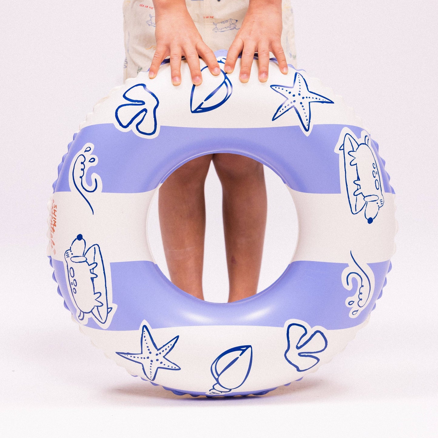 Villem Swim Ring - Blue - Surfer - Ø 55 cm Swim Essentials