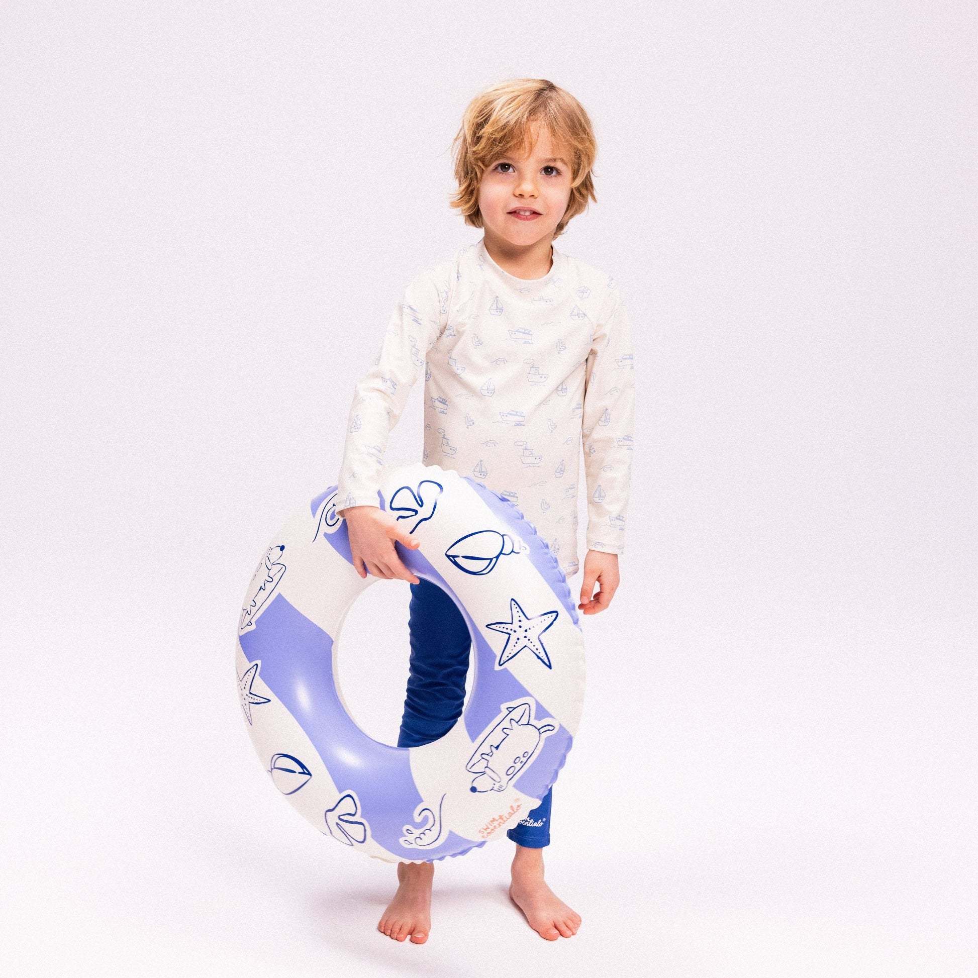 Villem Swim Ring - Blue - Surfer - Ø 55 cm Swim Essentials
