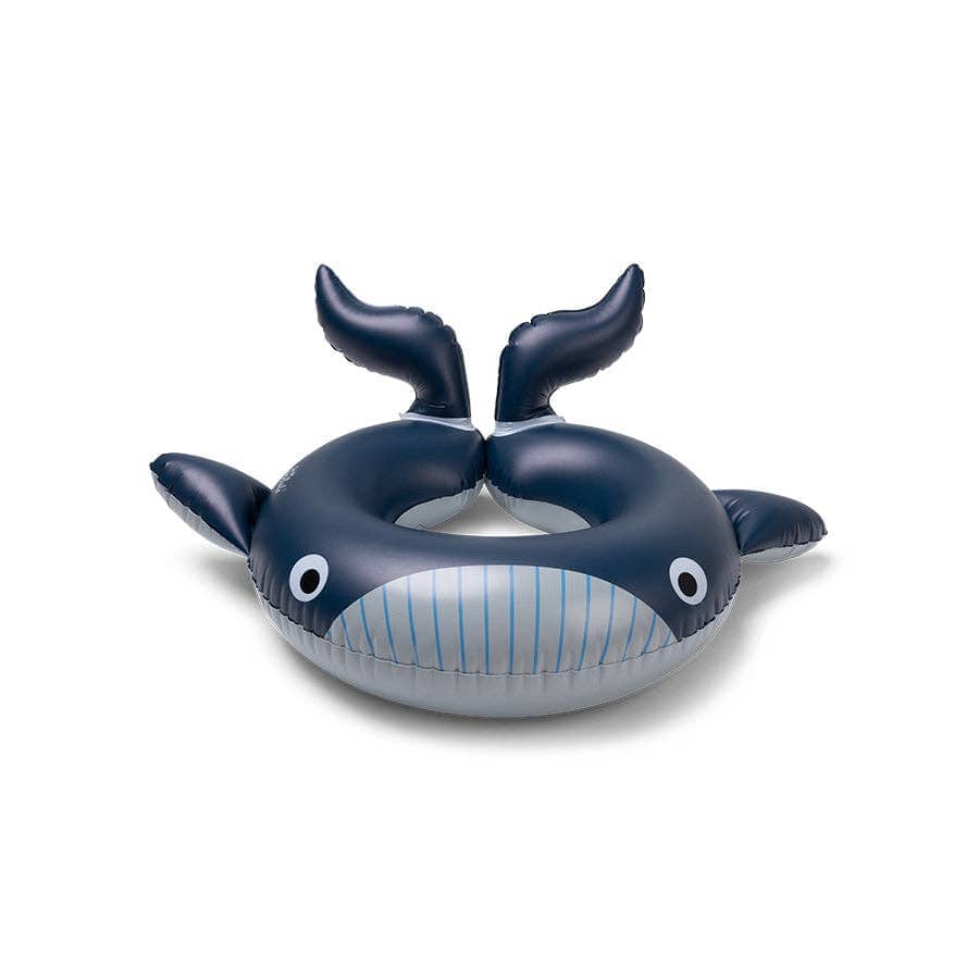 Villem Swim Ring - Whale - Blue - Walter Whale - Ø 55 cm Swim Essentials