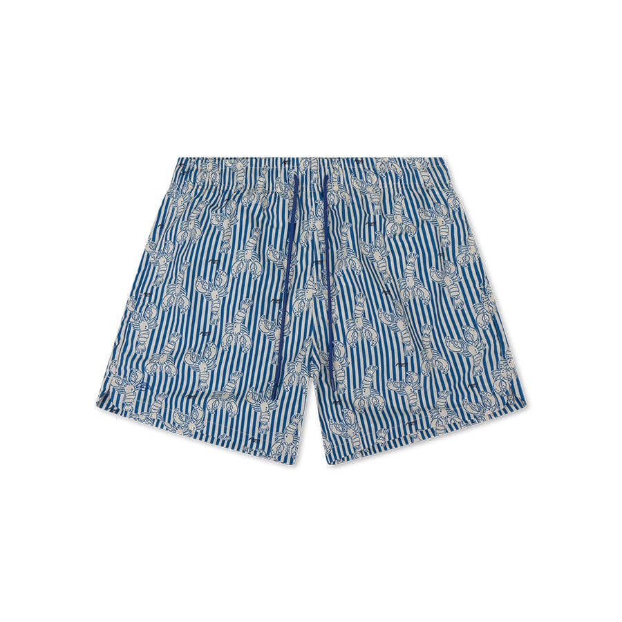 Villem Swim Shorts - Blue - Lobster Bay: 98/104 Swim Essentials