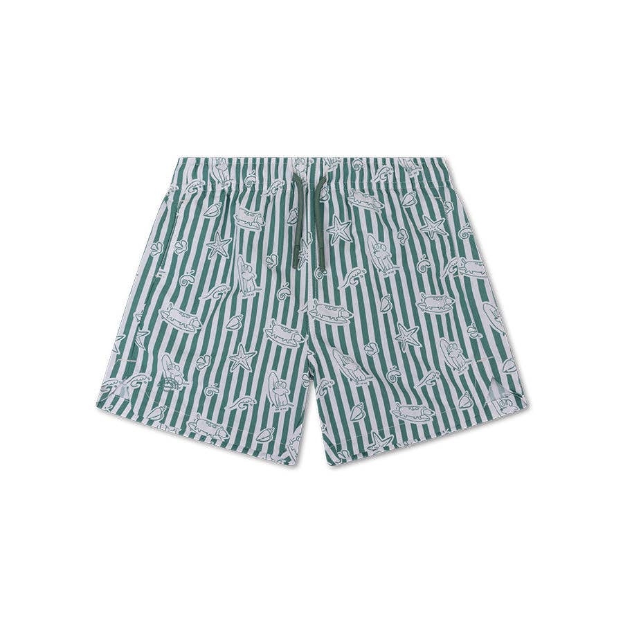 Villem Swim Shorts - Green - Surf Dogs: 86/92 Swim Essentials