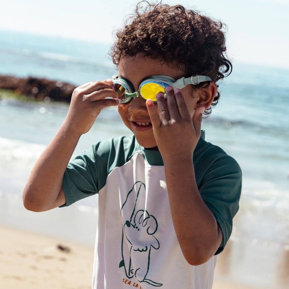 Villem Swimming Goggles - Green - Dog Swim Essentials