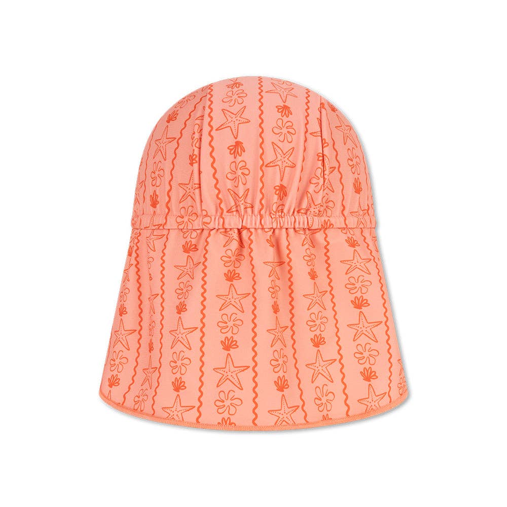 Villem UV Sun Cap - Pink - Coastal Charm: 0/12 Months Swim Essentials