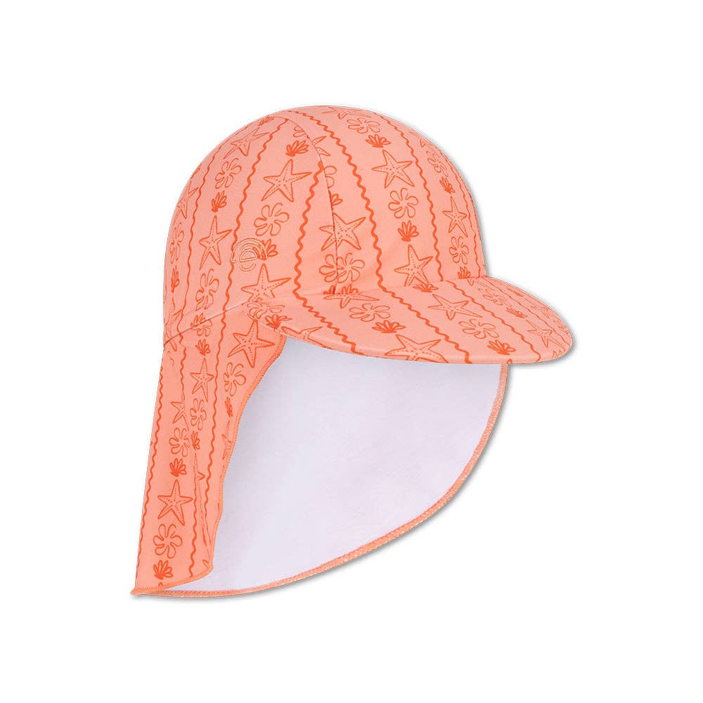 Villem UV Sun Cap - Pink - Coastal Charm: 0/12 Months Swim Essentials
