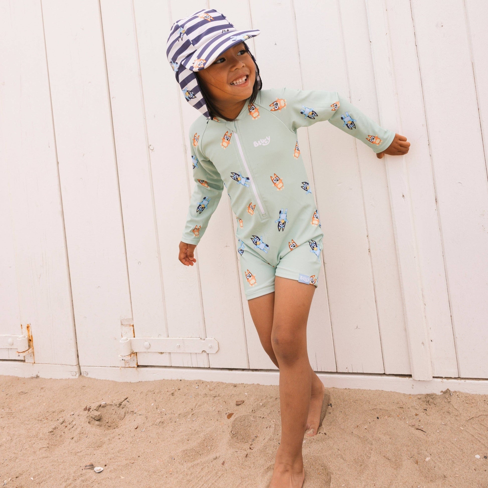 Villem UV Swimsuit Boys - Green - Bluey: 74/80 Swim Essentials