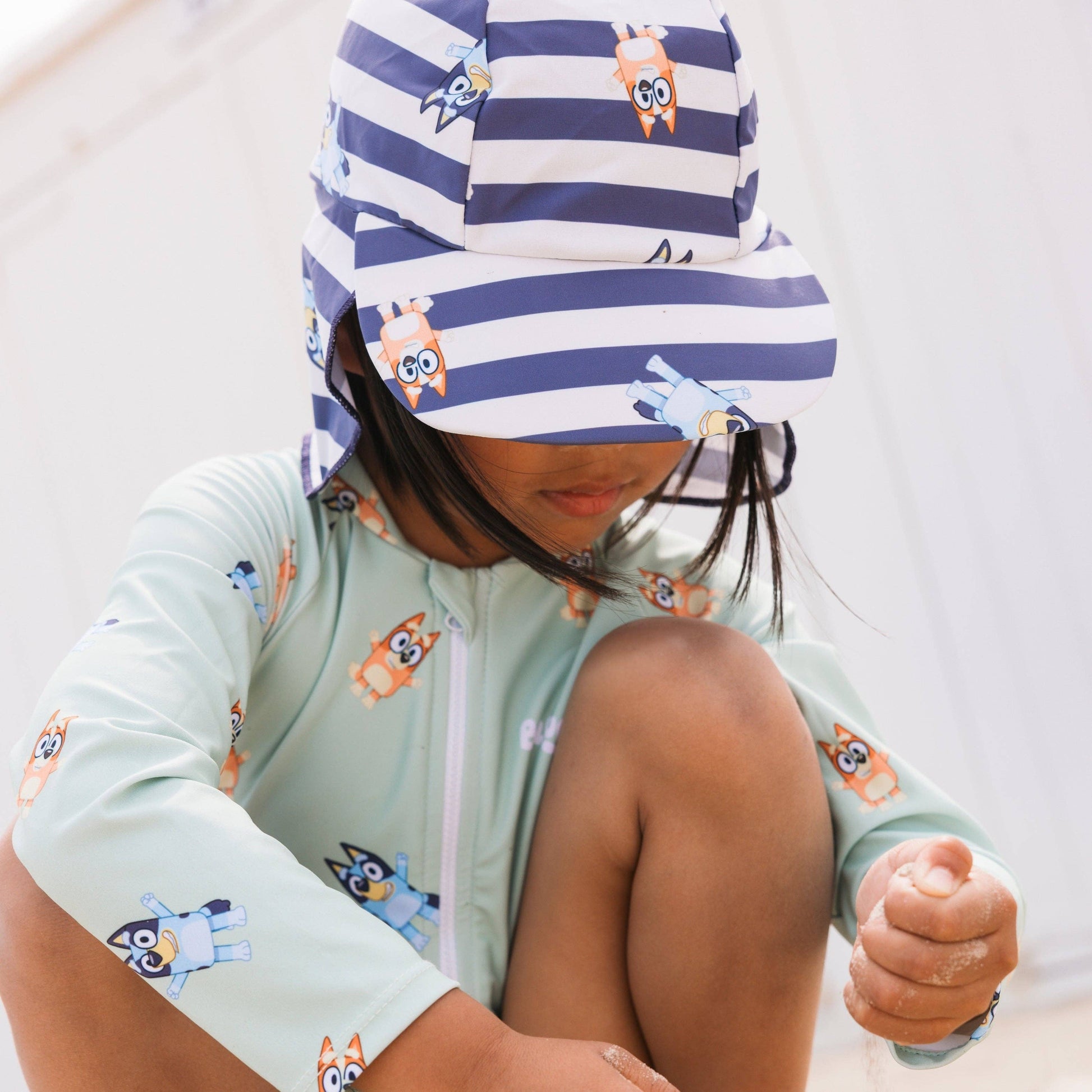 Villem UV Swimsuit Boys - Green - Bluey: 74/80 Swim Essentials