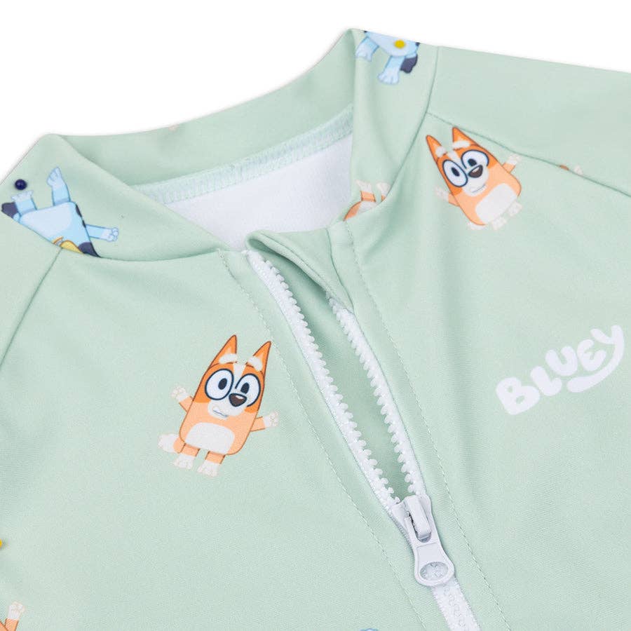 Villem UV Swimsuit Boys - Green - Bluey: 86/92 Swim Essentials