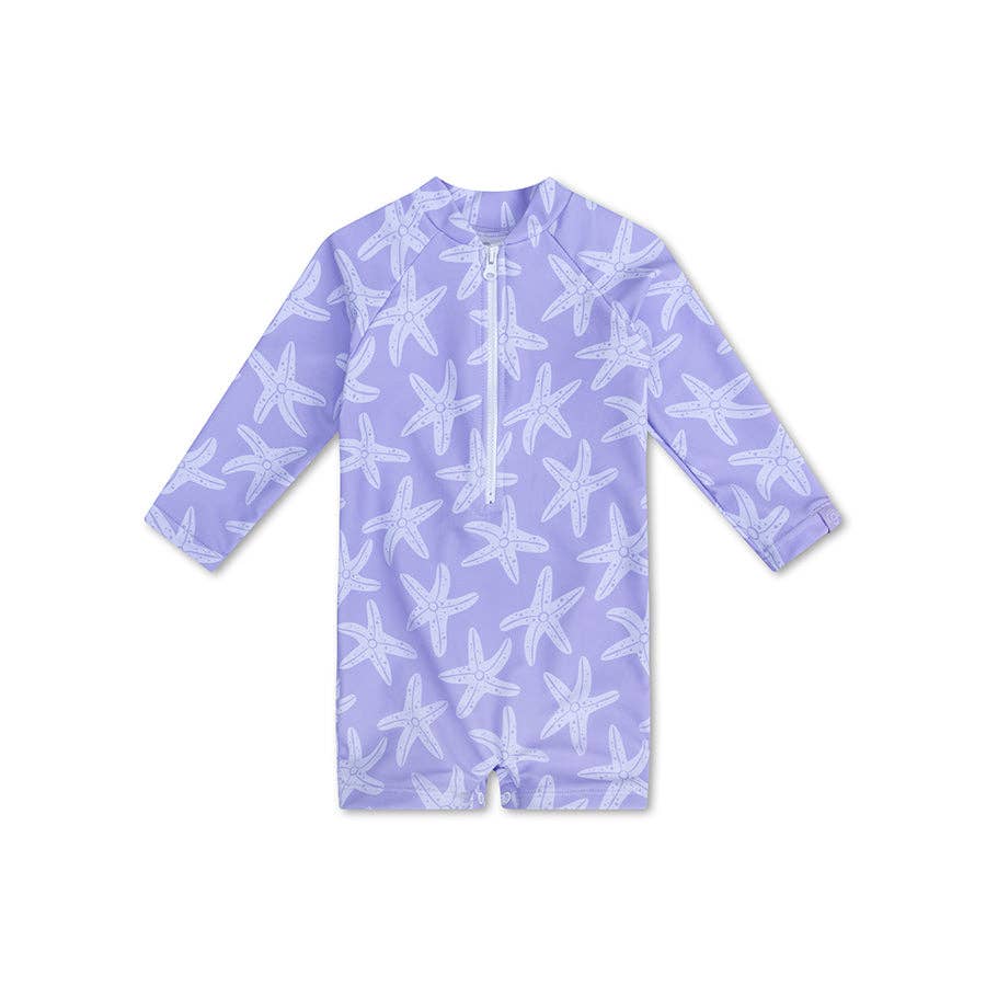 Villem UV Swimsuit Boys - Lila - Seastar: 74/80 Swim Essentials