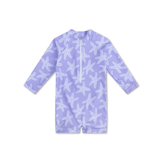 Villem UV Swimsuit Boys - Lila - Seastar: 74/80 Swim Essentials
