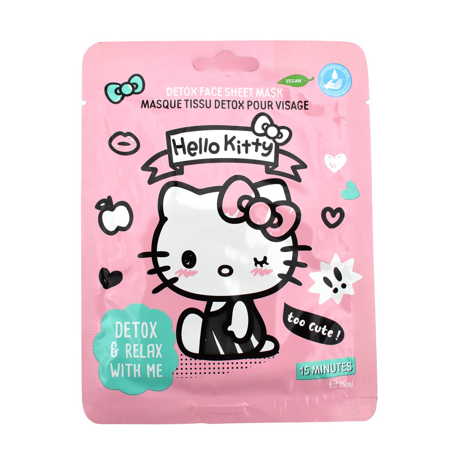 Villem Detox Fabric Mask - Hello Kitty Takecare by polyflame europe
